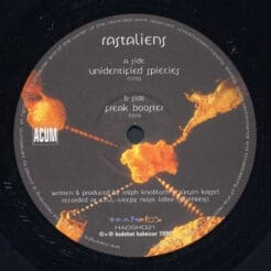 Rastaliens - Unidentified Spiecies / Freak Booster (Electronic) [Psy-Trance, Goa Trance] on Hadshot Haheizar (1999) [Vinyl] (12")