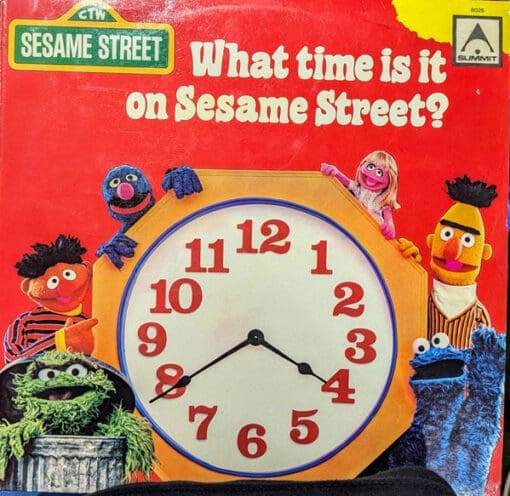 Sesame Street - What Time Is It On Sesame Street (Children's) [Educational] on Summit (1977) [Vinyl] (LP)