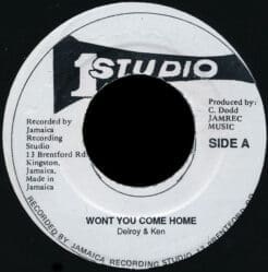 Delroy Wilson, Ken Boothe, The Soul Vendors - Wont You Come Home / Wont You Come Home Version (Reggae) [Rocksteady] on Studio One [Vinyl] (7")