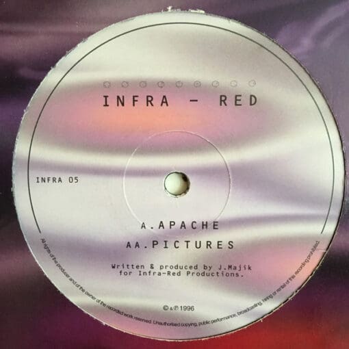 J Majik - Apache / Pictures (Electronic) [Drum n Bass, Jungle] on Infrared (1996) [Vinyl] (12")