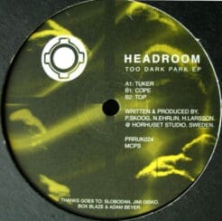 Headroom - Too Dark Park EP (Electronic) [Techno] on Planet Rhythm Records (1999) [Vinyl] (12")