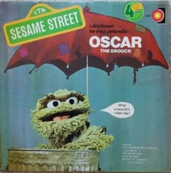 Oscar The Grouch - Let A Frown Be Your Umbrella (Non-Music, Children's) [Educational, Story] on Axis (1975) [Vinyl] (LP)