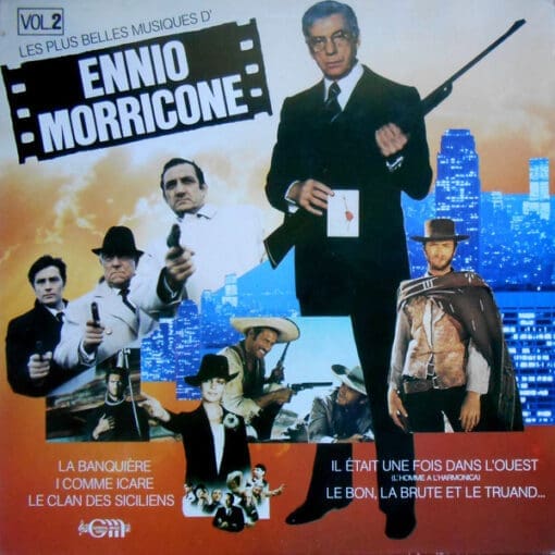 Ennio Morricone - Les Plus Belles Musiques D'Ennio Morricone Vol. 2 (Jazz, Stage & Screen) [Soundtrack, Theme, Score] on Général Music France (1980) [Vinyl] (LP)