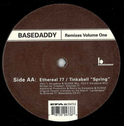 Sikkerhet, Ethereal 77, Tinkabell - Basedaddy Remixes Volume One (Electronic) [House, Experimental, Ambient] on Basedaddy (1999) [Vinyl] (12")