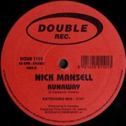 Nick Mansell - Runaway (Electronic) [Eurobeat] on Double Rec. (1998) [Vinyl] (12")