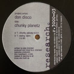 Don Disco - Chunky Planetz (Electronic) [Techno, Experimental] on Research (1997) [Vinyl] (12")