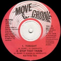 Keith & Tex - Tonight / Stop That Train (Reggae) [Rocksteady] on Move & Groove [Vinyl] (12")