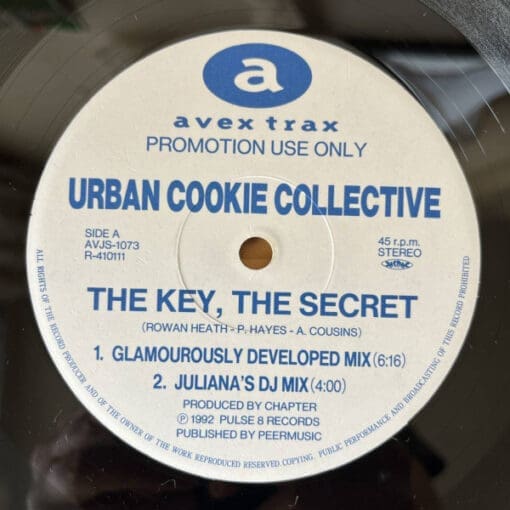 Urban Cookie Collective - The Key, The Secret (Electronic) [House] on Avex Trax (1994) [Vinyl] (12")