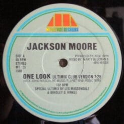 Jackson Moore - One Look (Electronic) [Disco, Hi NRG] on Megatone Records (1988) [Vinyl] (12")