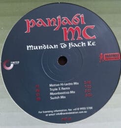 Panjabi MC - Mundian To Bach Ke (Electronic, Hip Hop) [Breaks, Electro] on Tinted Records (2003) [Vinyl] (12")