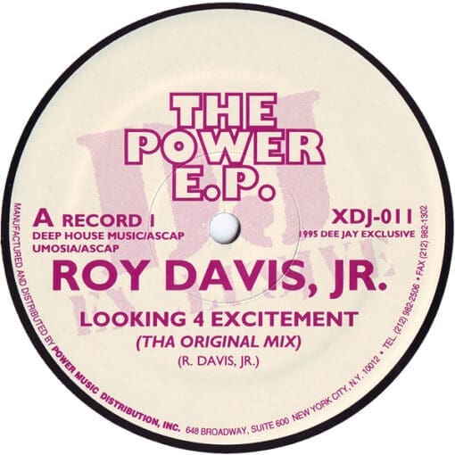 Various - The Power E.P. (Electronic) [House, Acid House] on DJ Exclusive (1995) [Vinyl] (12")