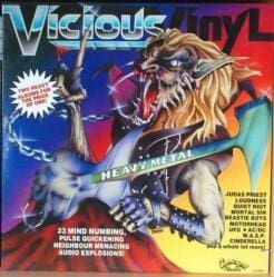 Various - Vicious Vinyl (Rock) [Hard Rock, Heavy Metal, Glam, Punk, Prog Rock, Thrash, Speed Metal, Symphonic Rock] on Concept Records (1987) [Vinyl] (LP)