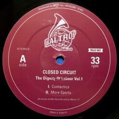 Closed Circuit - The Dignity Of Labour Vol.1 (Electronic) [Tech House, Minimal, Dub Techno] on Waltrop (1997) [Vinyl] (12")