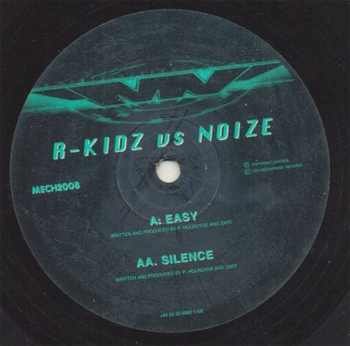 R-Kidz vs. Noize - Easy (Electronic) [Breaks] on Mechanoise Records (2001) [Vinyl] (12")