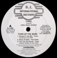 Tyree Cooper, Kool Rock Steady - Turn Up The Bass (Electronic) [Hip-House, Acid House] on D.J. International Records (1988) [Vinyl] (12")