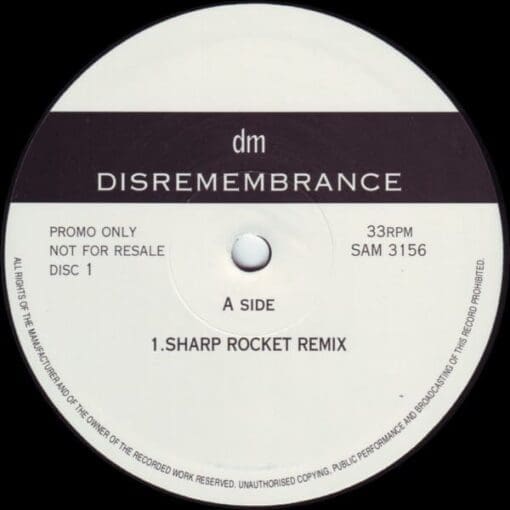 Dannii Minogue - Disremembrance (Electronic) [House, UK Garage] on Warner Music UK Ltd. (1998) [Vinyl] (10")
