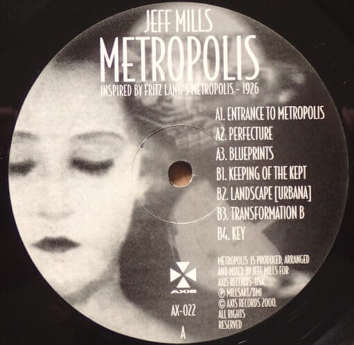 Jeff Mills - Metropolis (Electronic) [Techno, Ambient] on Axis (2000) [Vinyl] (12")