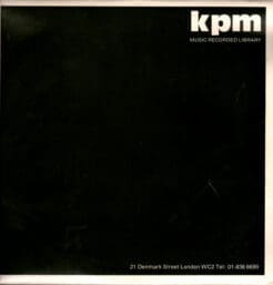 Glenn Phidick - Jingles And Programme Cues Volume 3 (Jazz, Funk / Soul, Pop, Classical, Stage & Screen) on KPM Music, KPM 1000 Series (1981) [Vinyl] (LP)