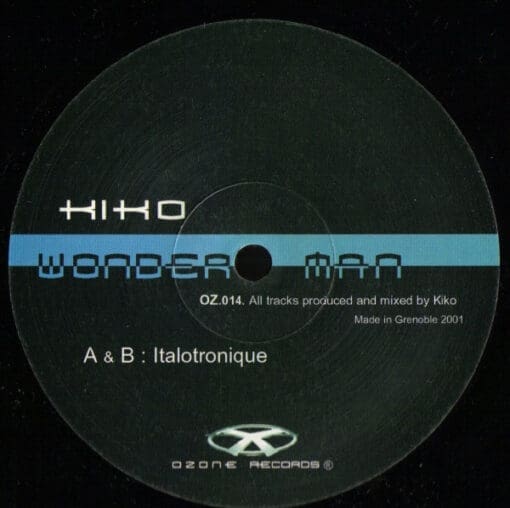 Kiko - Wonder Man (Electronic) [Techno, Electro] on Ozone Records (2001) [Vinyl] (12")