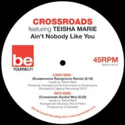 Crossroads , Teisha Marie - Ain't Nobody Like You (Electronic, Funk / Soul) [Neo Soul, House] on Be Yourself Recordings (2013) [Vinyl] (12")