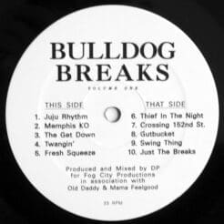 Dan Prothero - Bulldog Breaks Volume One (Electronic, Jazz, Funk / Soul) [Breaks, Acid Jazz] on Fog City Records (1991) [Vinyl] (LP)