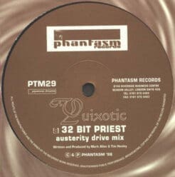 Quixotic - 32 Bit Priest (Electronic) [Techno, Goa Trance] on Phantasm Records (1998) [Vinyl] (12")