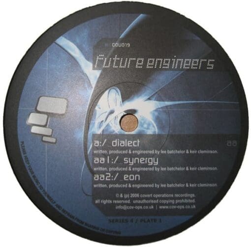Future Engineers - Dialect / Synergy / Eon (Electronic) [Drum n Bass] on Covert Operations Recordings (2006) [Vinyl] (12")
