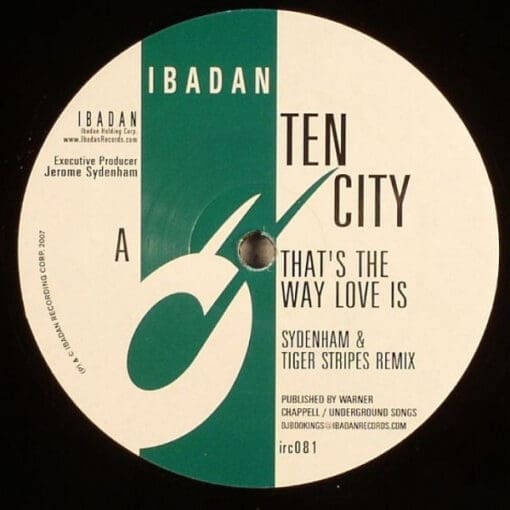 Ten City - That's The Way Love Is (Remixes) (Electronic) [House] on Ibadan (2007) [Vinyl] (12")