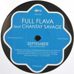 Full Flava, Chantay Savage - September (Electronic, Funk / Soul) [Funk] on Dome Records (2006) [Vinyl] (12")