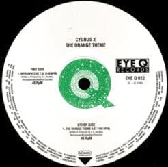 Cygnus X - The Orange Theme (Electronic) [Trance] on Eye Q Records (1994) [Vinyl] (12")